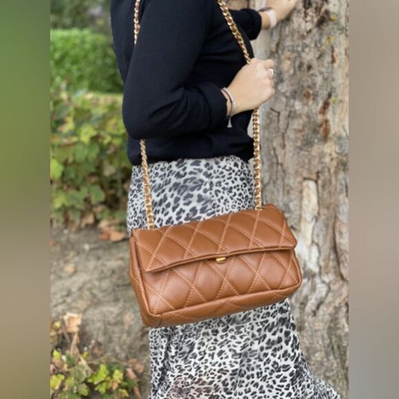 NWOT~Ines Leather Crossbody Bag - Picture 8 of 10